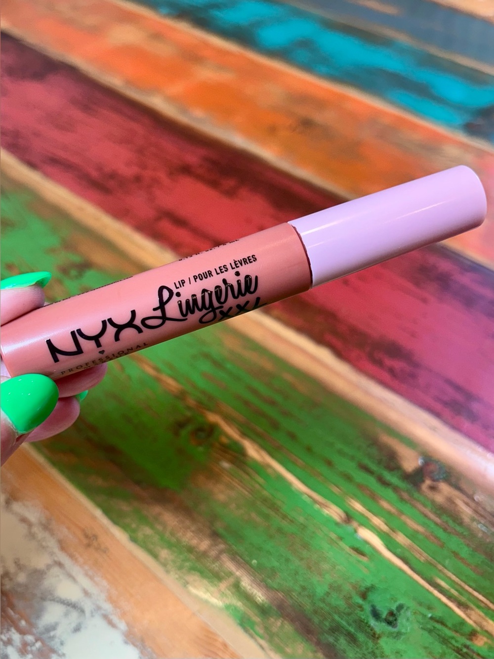NEW NYX Lip Lingerie XXL Matte Liquid Lipstick 02 Turn-On Nude Pink